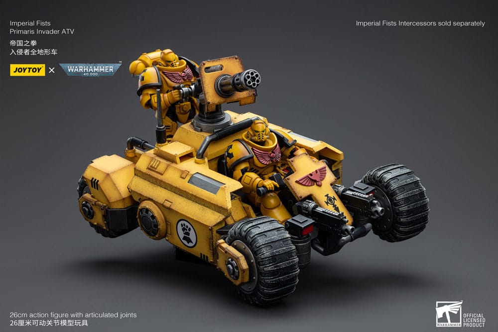 Warhammer 40k Vehicle 1/18 Imperial Fists Primaris Invader ATV 26 cm