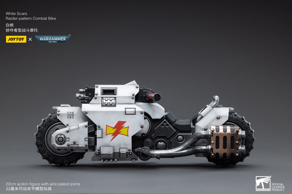 Warhammer 40k Vehicle 1/18 White Scars Raider-pattern Combat Bike 22 cm