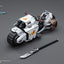 Warhammer 40k Vehicle 1/18 White Scars Raider-pattern Combat Bike 22 cm