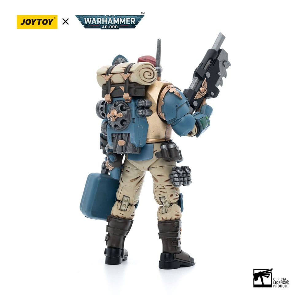 Warhammer 40k Action Figure 1/18 Astra Militarum Tempestus Scions Command Squad 55th Kappic Eagles Medic 12 cm