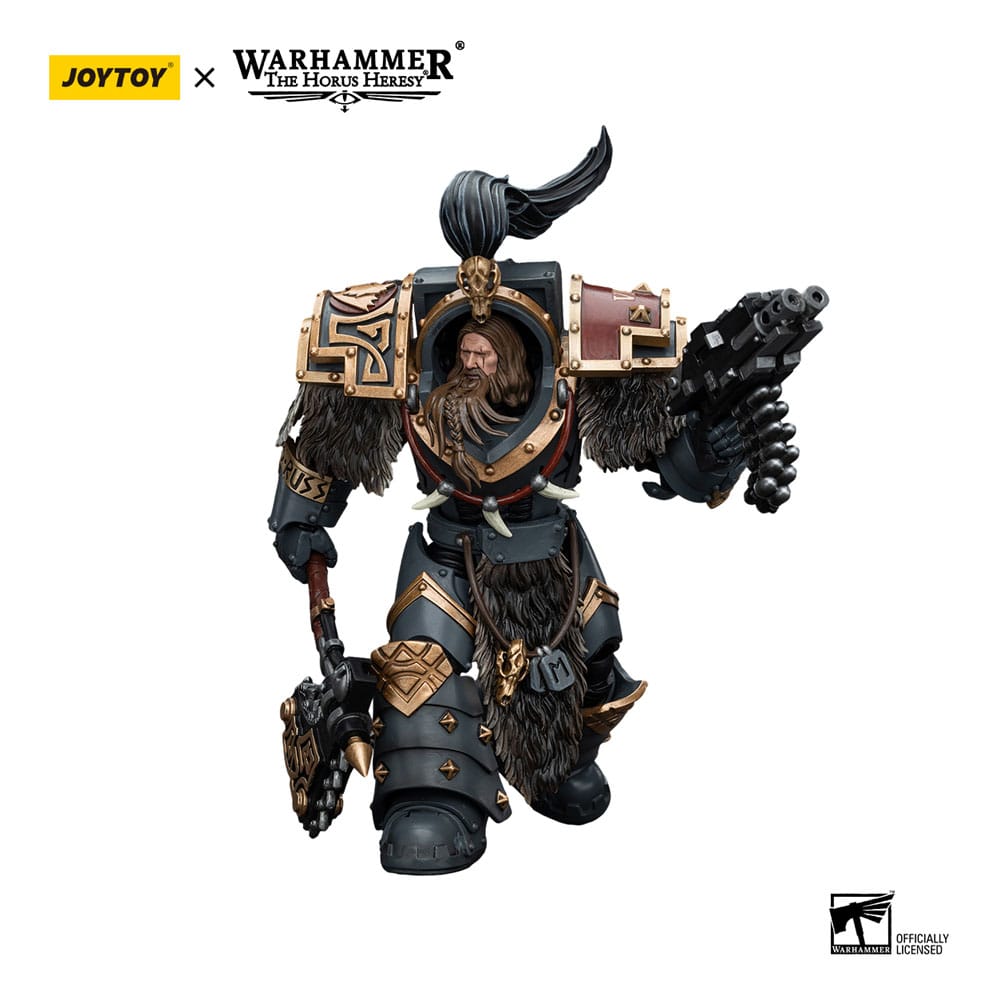 Warhammer The Horus Heresy Action Figure 1/18 Space Wolves Varagyr Wolf Guard Squad Varagyr Terminator 2 12 cm