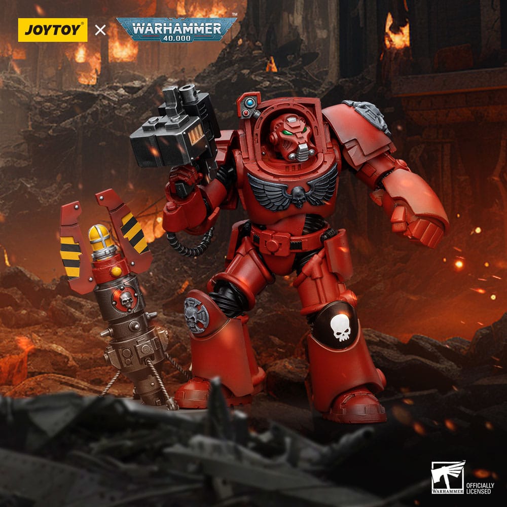 Warhammer 40,000 Action Figure 1/18 Blood Angels Terminator Squad Terminator with Storm Bolter 14 cm