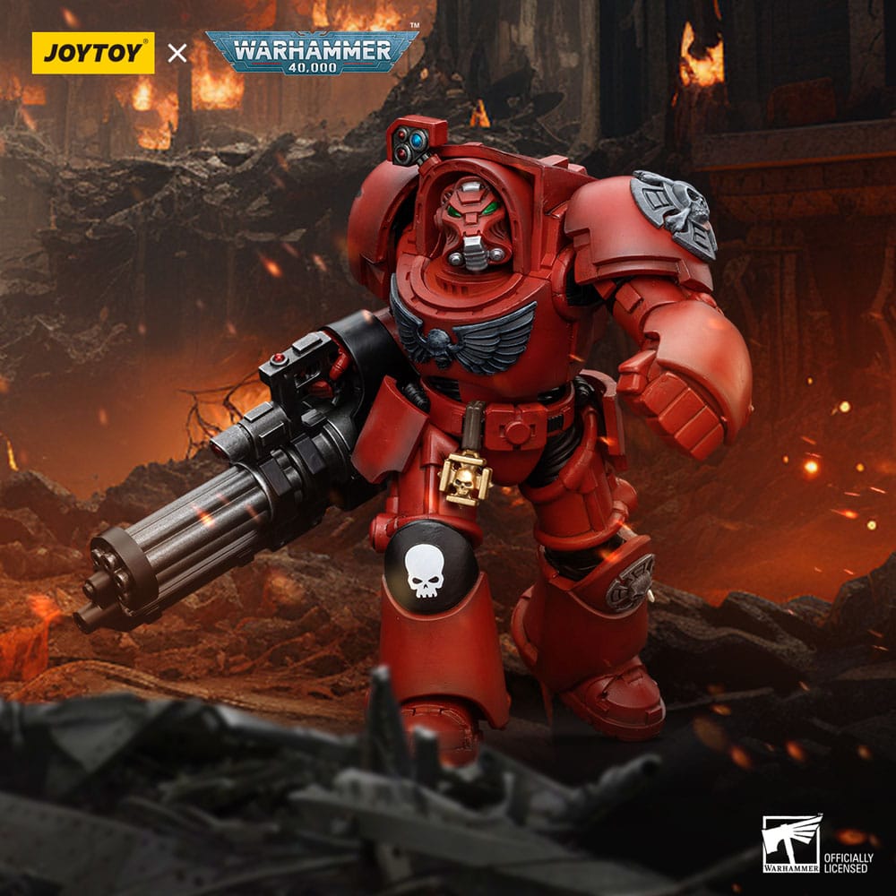 Warhammer The Horus Heresy Action Figure 1/18 Blood Angels Terminator Squad Terminator with Assault Cannon 14 cm