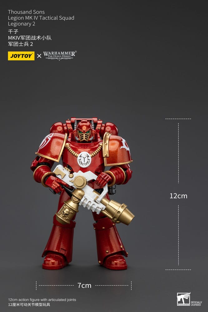 Warhammer The Horus Heresy Action Figure 1/18 Thousand Sons Legion MK IV Tactical Squad Legionary 2 12 cm