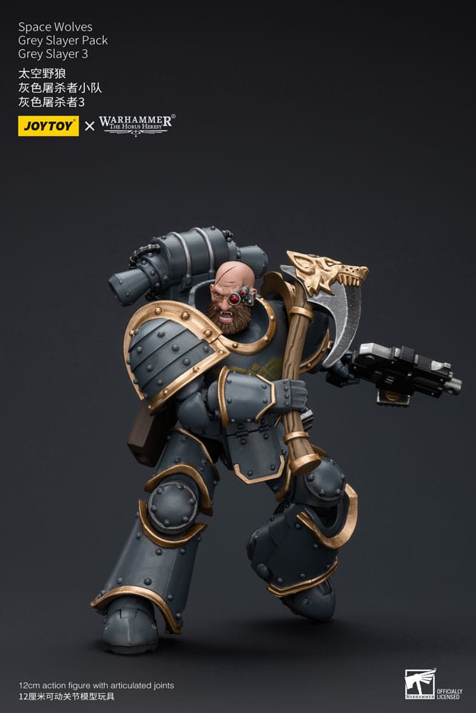 Warhammer The Horus Heresy Action Figure 1/18 Space Wolves Gray Slayer Pack Gray Slayer 3 12 cm