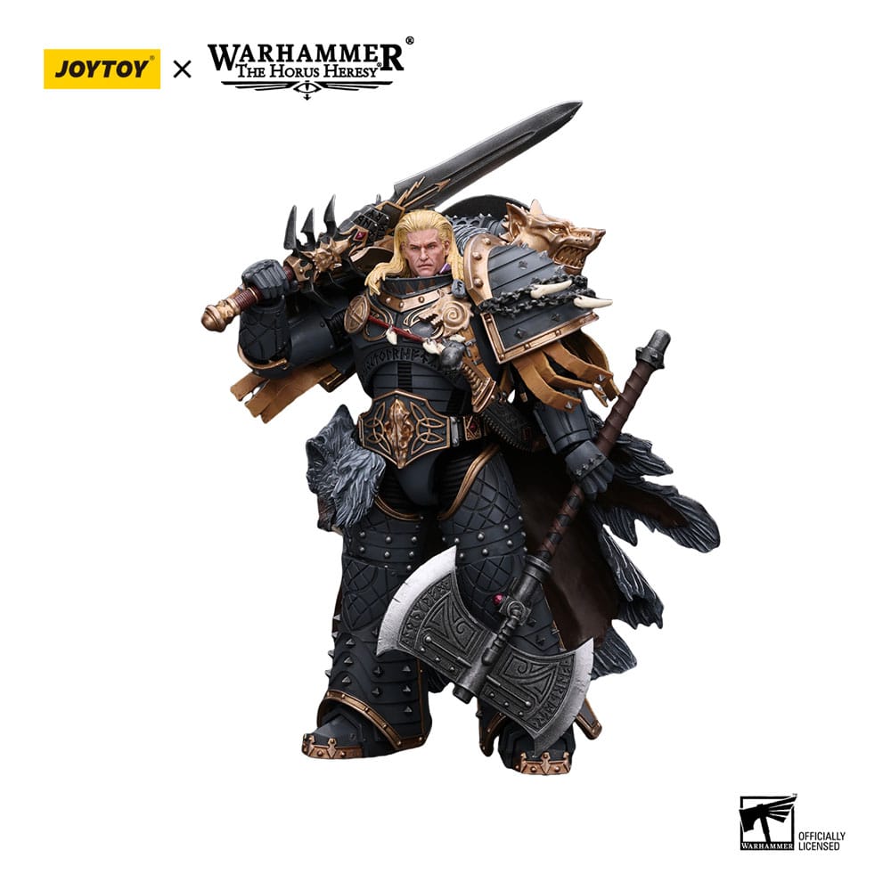 Warhammer The Horus Heresy Action Figure 1/18 Space Wolves Leman Russ Primarch of the VIth Legion 12 cm