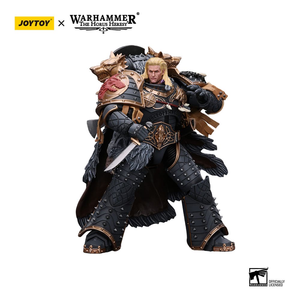 Warhammer The Horus Heresy Action Figure 1/18 Space Wolves Leman Russ Primarch of the VIth Legion 12 cm