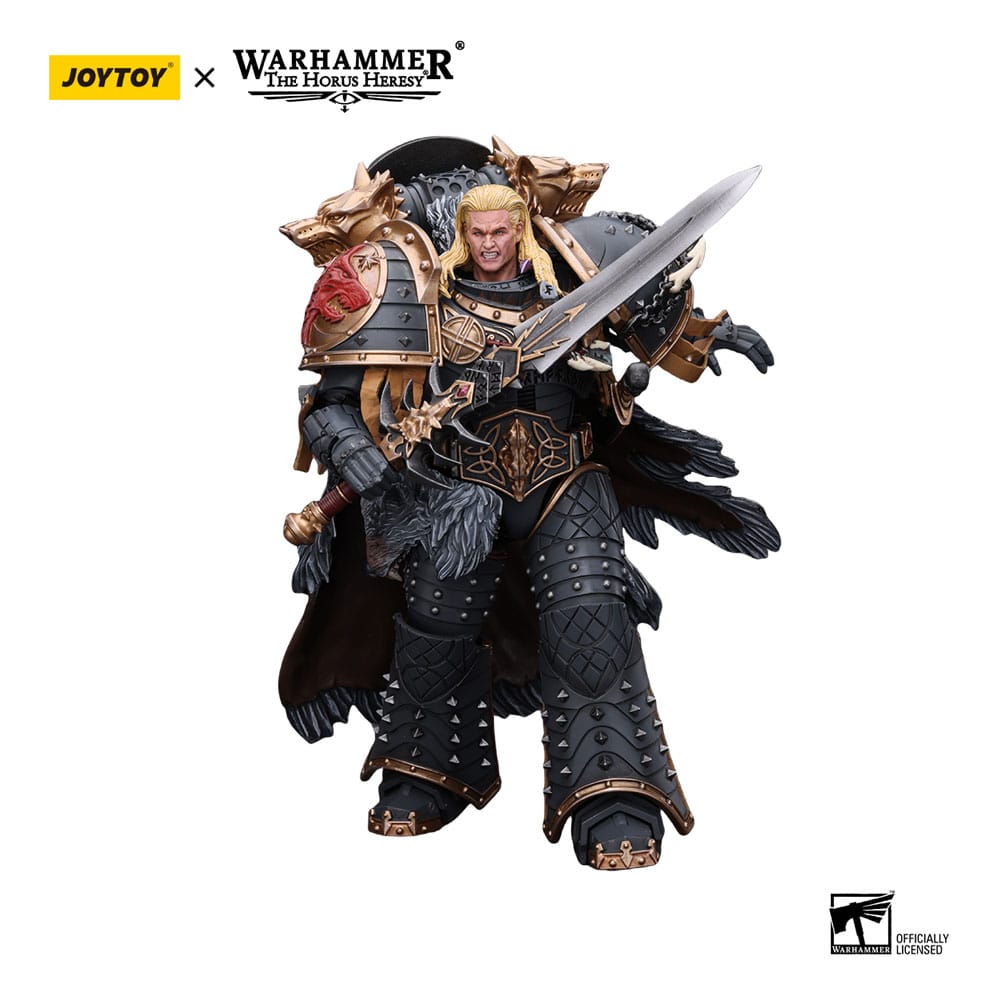 Warhammer The Horus Heresy Action Figure 1/18 Space Wolves Leman Russ Primarch of the VIth Legion 12 cm