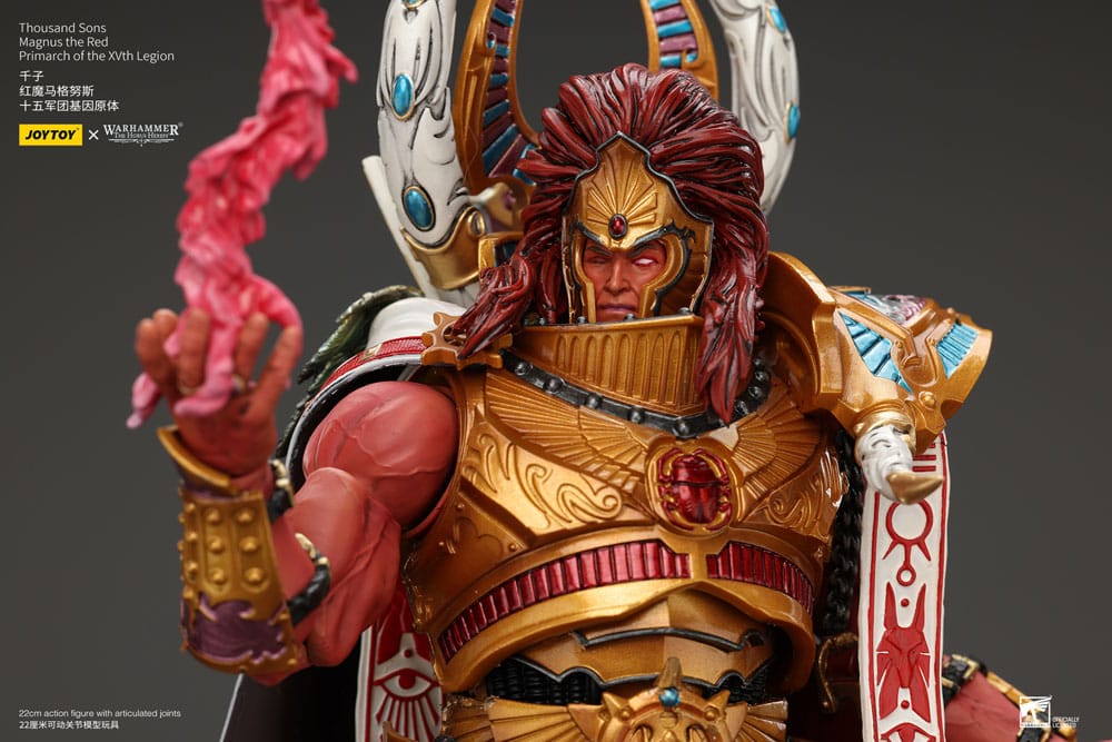 Warhammer The Horus Heresy Action Figure 1/18 Thousand sons Magnus the Red Primarch of the XVth Legion 12 cm