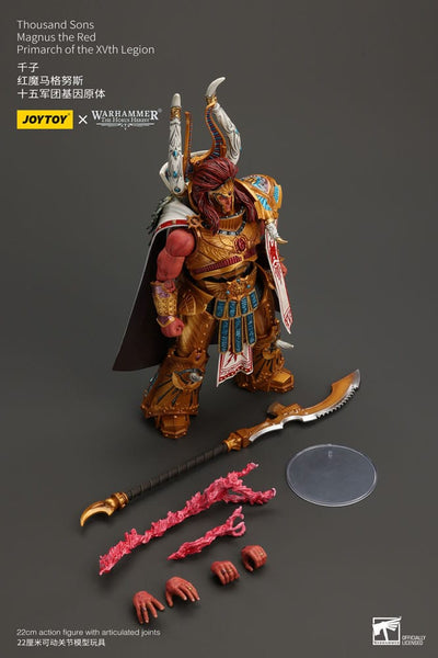 Warhammer The Horus Heresy Action Figure 1/18 Thousand sons Magnus the Red Primarch of the XVth Legion 12 cm