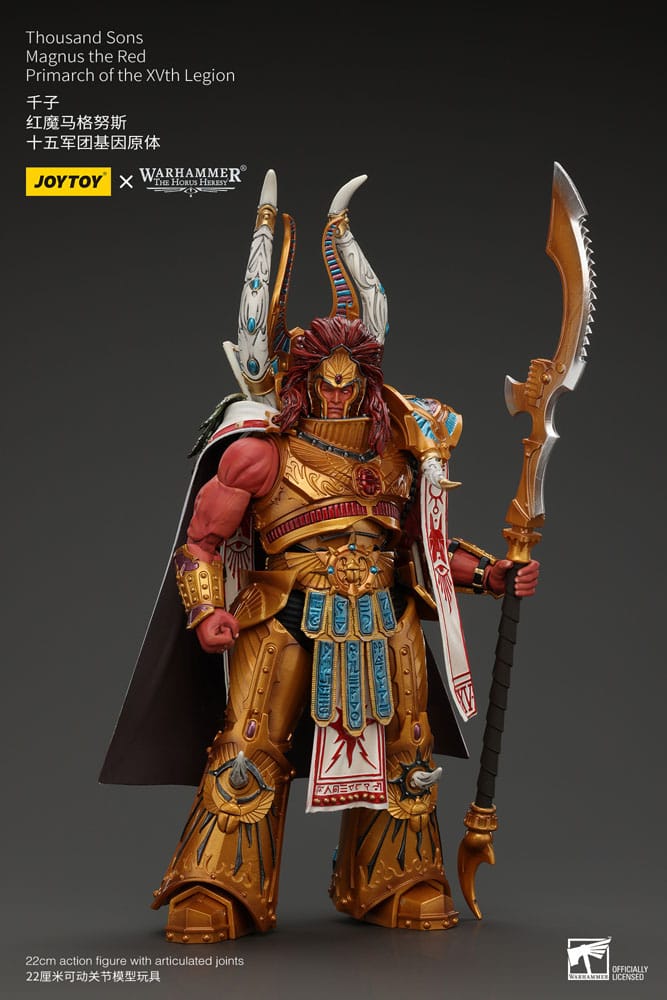 Warhammer The Horus Heresy Action Figure 1/18 Thousand sons Magnus the Red Primarch of the XVth Legion 12 cm