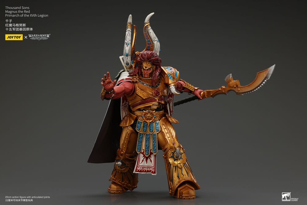 Warhammer The Horus Heresy Action Figure 1/18 Thousand sons Magnus the Red Primarch of the XVth Legion 12 cm