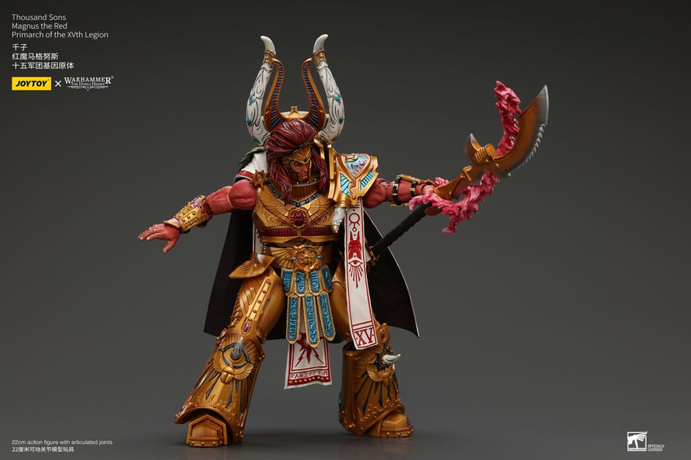 Warhammer The Horus Heresy Action Figure 1/18 Thousand sons Magnus the Red Primarch of the XVth Legion 12 cm