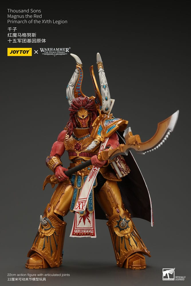 Warhammer The Horus Heresy Action Figure 1/18 Thousand sons Magnus the Red Primarch of the XVth Legion 12 cm