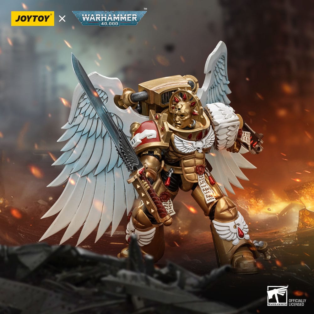 Warhammer 40,000 Action Figure 1/18 Blood Angels Sanguinary Guard with Encarmine Sword 1 12 cm