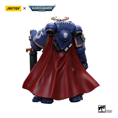 Warhammer 40k Action Figure 1/18 Ultramarines Primaris Captain with Power Sword and Plasma Pistol 12 cm