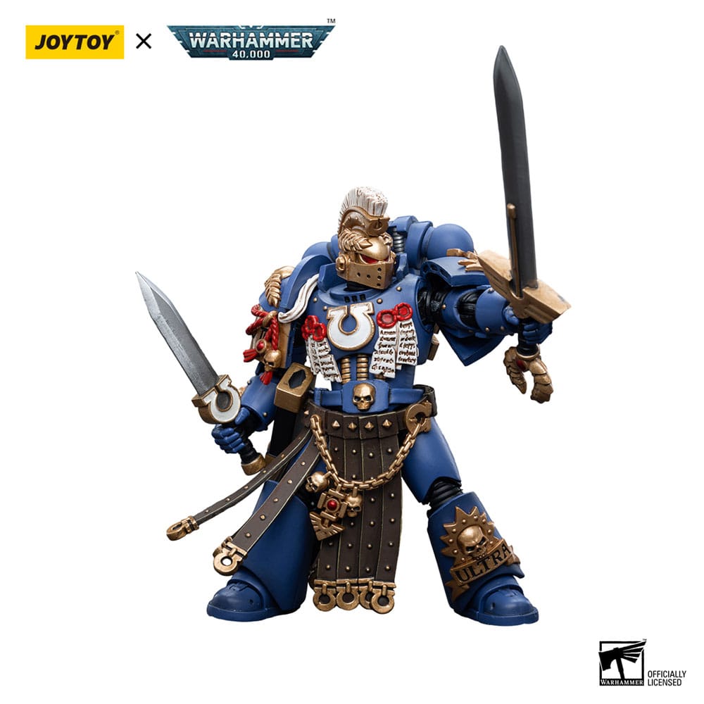 Warhammer 40k Action Figure 1/18 Ultramarines Honour Guard Chapter Champion 12 cm