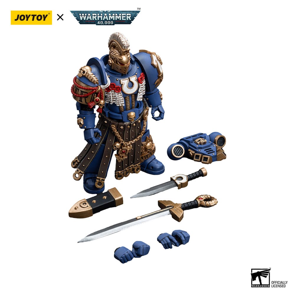 Warhammer 40k Action Figure 1/18 Ultramarines Honour Guard Chapter Champion 12 cm