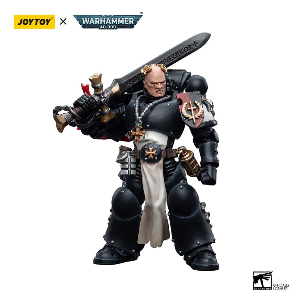 Warhammer 40k Action Figure 1/18 Black Templars Emperor's Champion Bayard's Revenge 12 cm