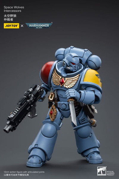 Warhammer 40k Action Figure 1/18 Space Wolves Intercessors 12 cm