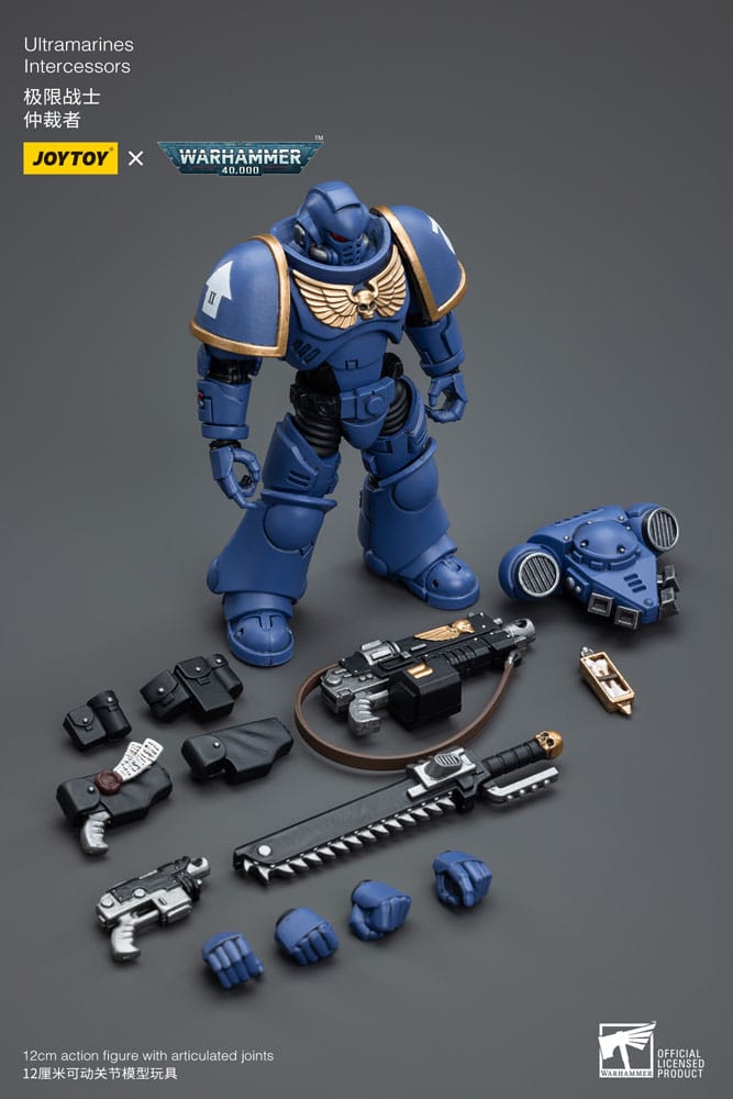 Warhammer 40k Action Figure 1/18 Ultramarines Intercessors 12 cm