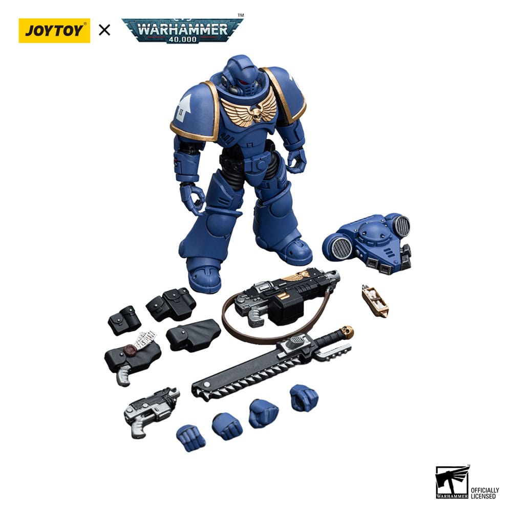 Warhammer 40k Action Figure 1/18 Ultramarines Intercessors 12 cm