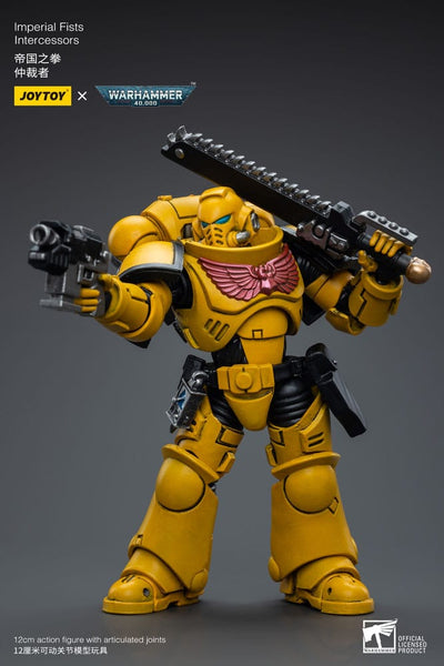 Warhammer 40k Action Figure 1/18 Imperial Fists Intercessors 12 cm