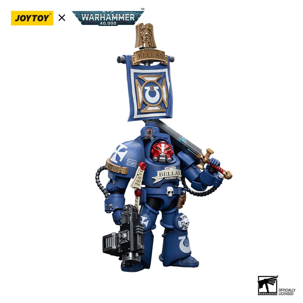 Warhammer 40k Action Figure 1/18 Ultramarines Terminators Sergeant Bellan 12 cm