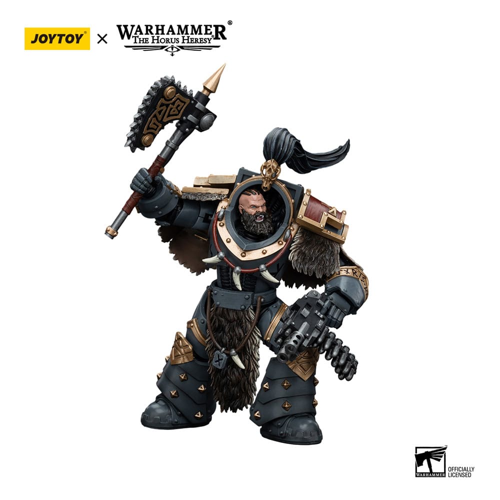 Warhammer The Horus Heresy Action Figure 1/18 Space Wolves Varagyr Wolf Guard Squad Varagyr Thegn 12 cm