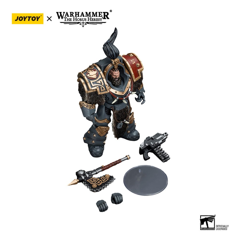 Warhammer The Horus Heresy Action Figure 1/18 Space Wolves Varagyr Wolf Guard Squad Varagyr Thegn 12 cm