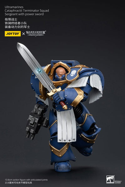 Warhammer The Horus Heresy Action Figure 1/18 Ultramarines Cataphractii Terminator Squad Sergeant with Power Sword 14 cm