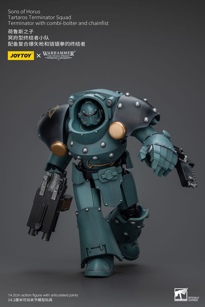 Warhammer The Horus Heresy Action Figure 1/18 Tartaros Terminator Squad Terminator With Combi-Bolter And Chainfist 12 cm