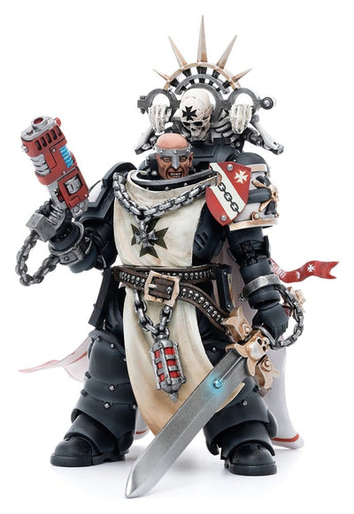 Warhammer 40k Action Figure 1/18 Black Templars Marshal Baldeckrath 12 cm