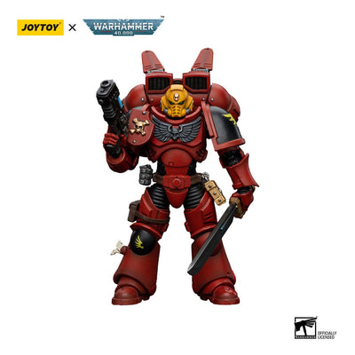 Warhammer The Horus Heresy Action Figure 1/18 Blood Angels Jump Pack Intercessors Sergeant With Plasma Pistol 12 cm