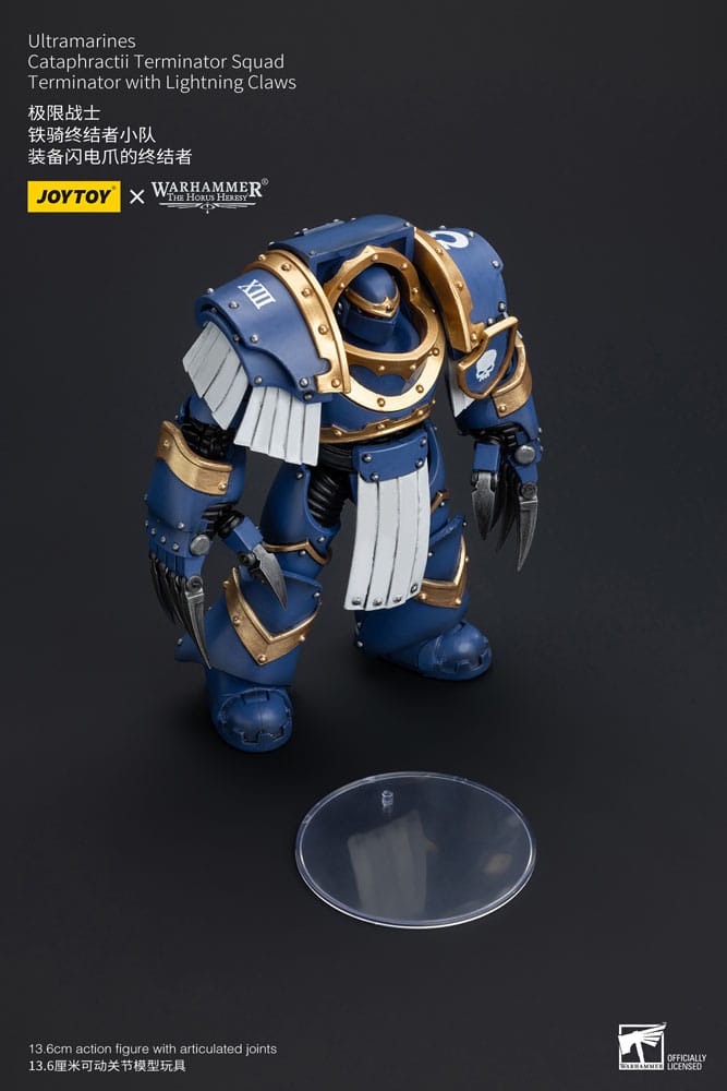 Warhammer The Horus Heresy Action Figure 1/18 Ultramarines Cataphractii Terminator Squad Terminator with Lightning Claws 14 cm