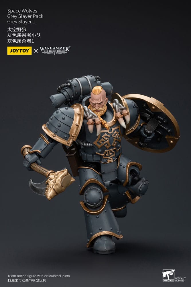 Warhammer The Horus Heresy Action Figure 1/18 Space Wolves Gray Slayer Pack Gray Slayer 1 12 cm