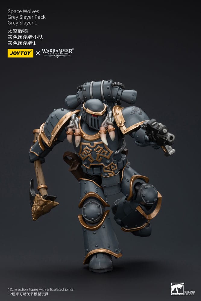 Warhammer The Horus Heresy Action Figure 1/18 Space Wolves Gray Slayer Pack Gray Slayer 1 12 cm