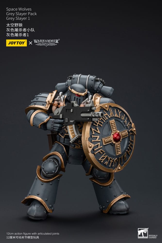 Warhammer The Horus Heresy Action Figure 1/18 Space Wolves Gray Slayer Pack Gray Slayer 1 12 cm