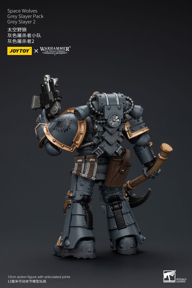 Warhammer The Horus Heresy Action Figure 1/18 Space Wolves Gray Slayer Pack Gray Slayer 2 12 cm