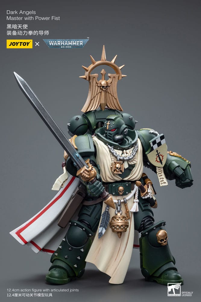 Warhammer 40k Action Figure 1/18 Dark Angels Master with Power Fist 12 cm