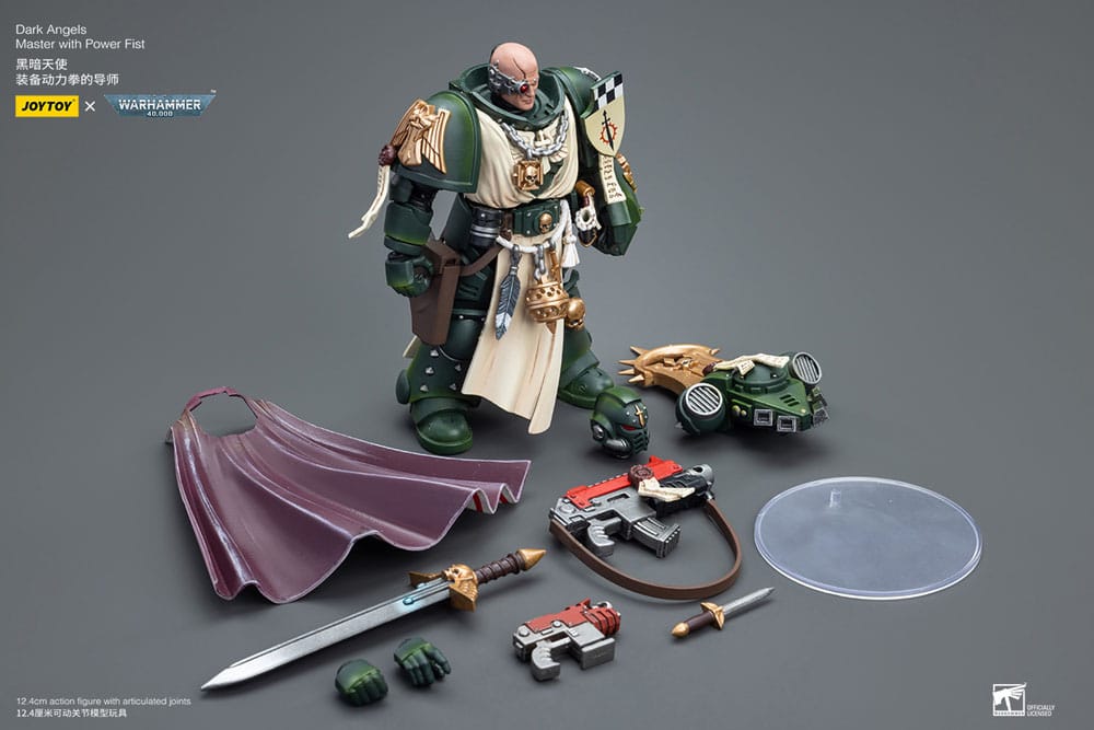 Warhammer 40k Action Figure 1/18 Dark Angels Master with Power Fist 12 cm