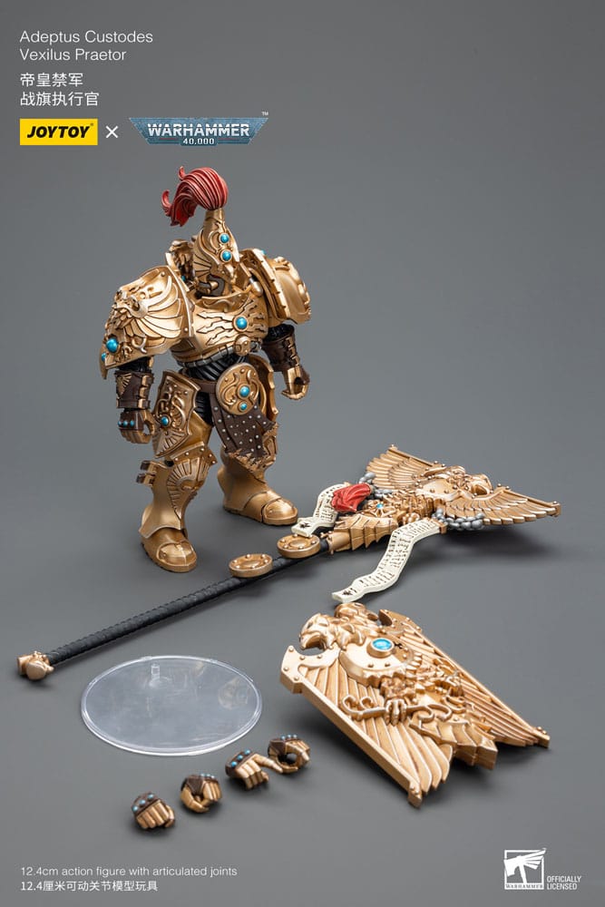 Warhammer 40k Action Figure 1/18 Adeptus Custodes Vexilus Praetor