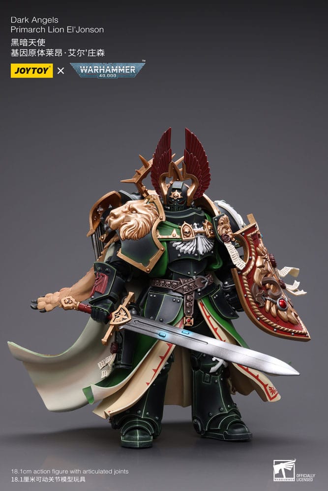 Warhammer 40k Action Figure 1/18 Dark Angels Primarch Lion El' Jonson 18 cm Reproduction