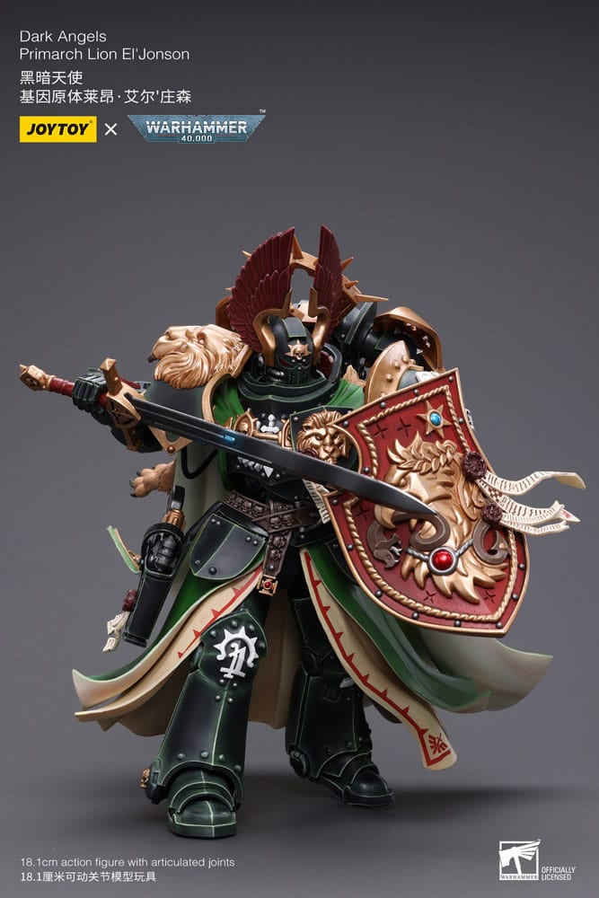 Warhammer 40k Action Figure 1/18 Dark Angels Primarch Lion El' Jonson 18 cm Reproduction