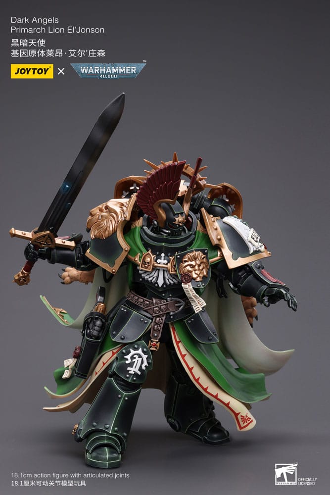 Warhammer 40k Action Figure 1/18 Dark Angels Primarch Lion El' Jonson 18 cm Reproduction