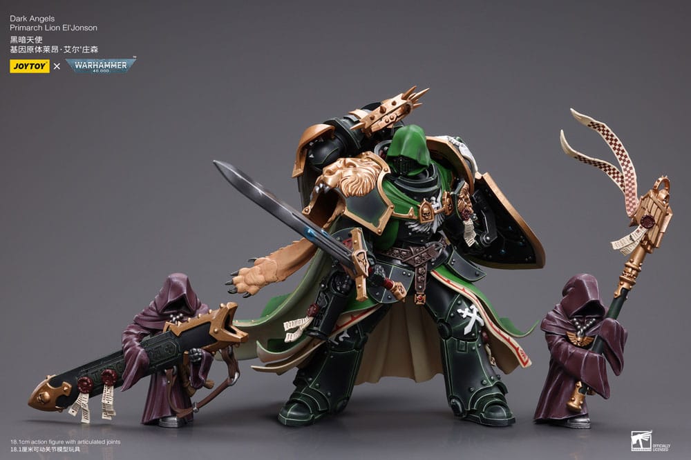 Warhammer 40k Action Figure 1/18 Dark Angels Primarch Lion El' Jonson 18 cm Reproduction