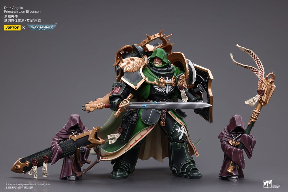 Warhammer 40k Action Figure 1/18 Dark Angels Primarch Lion El' Jonson 18 cm Reproduction