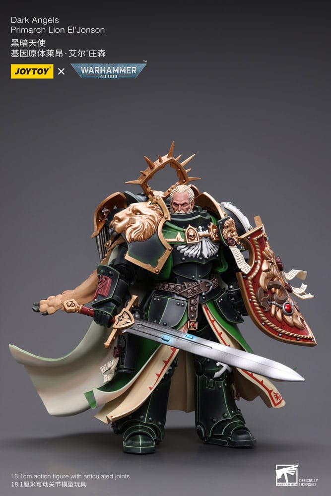 Warhammer 40k Action Figure 1/18 Dark Angels Primarch Lion El' Jonson 18 cm Reproduction