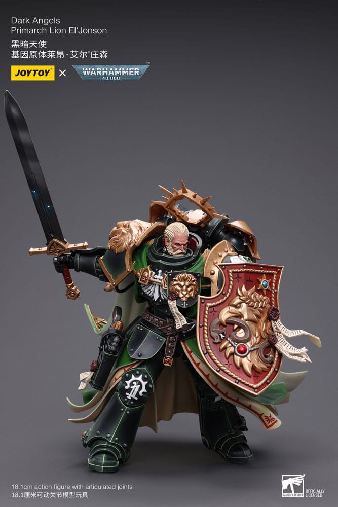 Warhammer 40k Action Figure 1/18 Dark Angels Primarch Lion El' Jonson 18 cm Reproduction