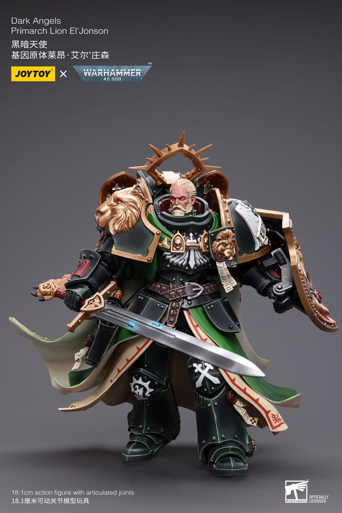 Warhammer 40k Action Figure 1/18 Dark Angels Primarch Lion El' Jonson 18 cm Reproduction